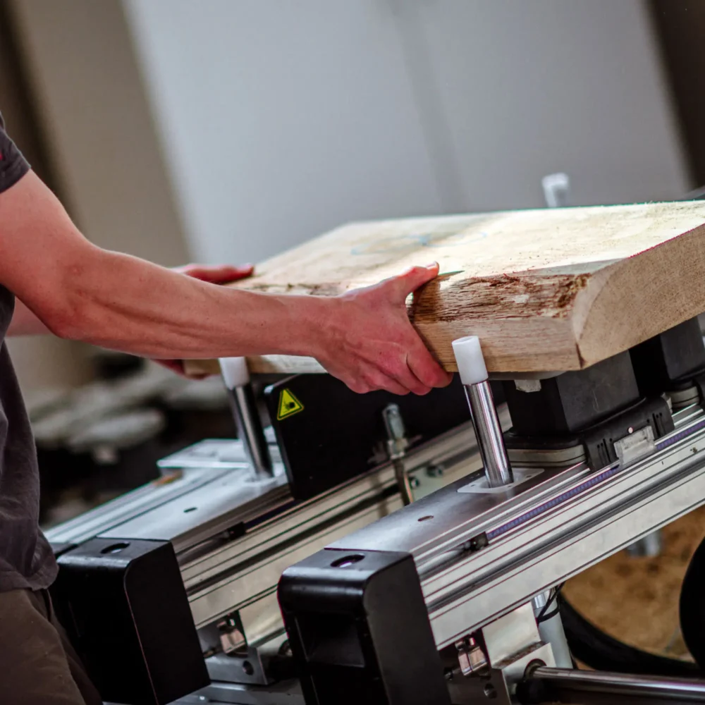 Arbeiten in der Schwab-Walcher Werkstatt